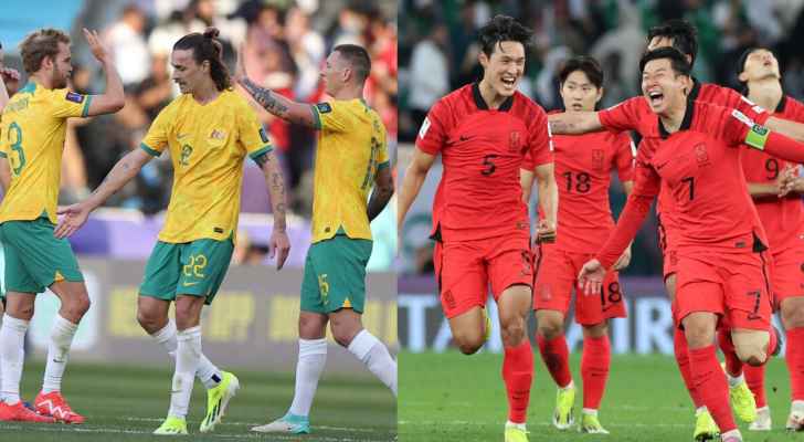 Australia vs South Korea).. شاهد مباراة أستراليا وكوريا الجنوبية في كأس أمم آسيا بث مباشر اليوم