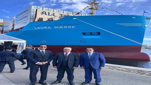 اقتصادية قناة السويس تشارك حفل تدشين أول سفينة تعمل بالميثانول الأخضر بالعالم